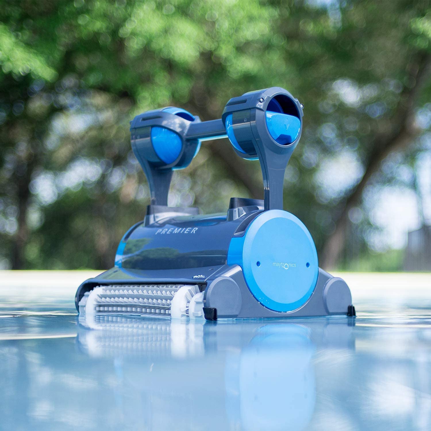 Dolphin Premier Robotic Pool Cleaner (Open Box) with NanoFilters & Oversized Leaf Bag